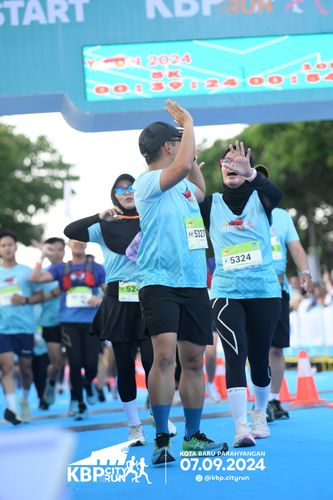 Race photo from KBP City Run 2024
