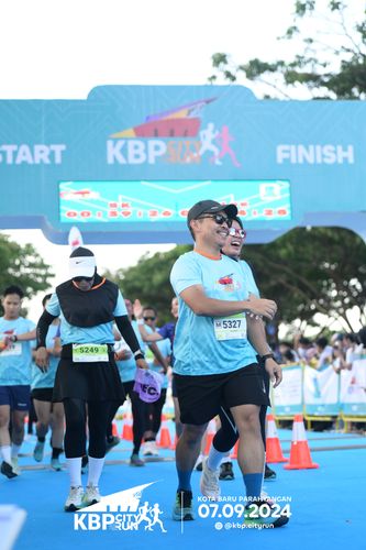 Race photo from KBP City Run 2024