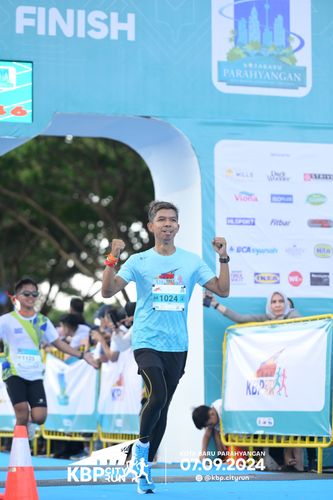 Race photo from KBP City Run 2024
