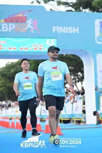 Race photo from KBP City Run 2024