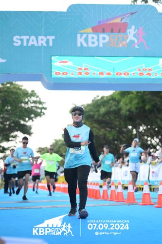Race photo from KBP City Run 2024