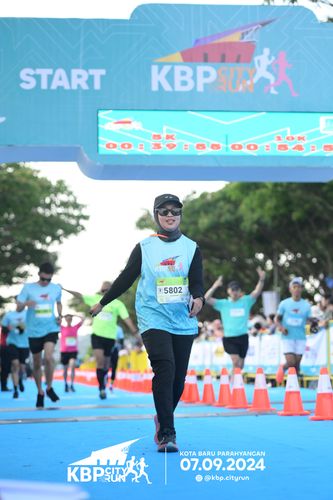 Race photo from KBP City Run 2024