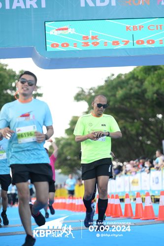 Race photo from KBP City Run 2024