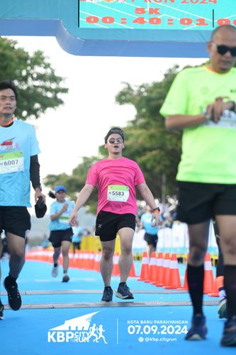 Race photo from KBP City Run 2024