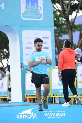 Race photo from KBP City Run 2024