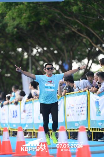 Race photo from KBP City Run 2024