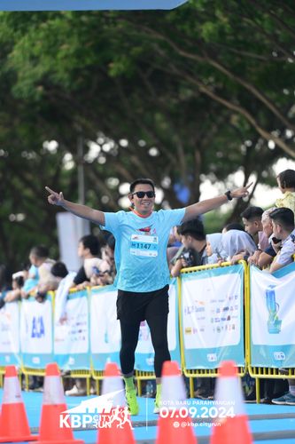 Race photo from KBP City Run 2024