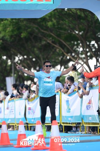 Race photo from KBP City Run 2024