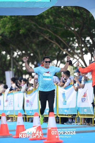 Race photo from KBP City Run 2024