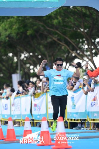 Race photo from KBP City Run 2024