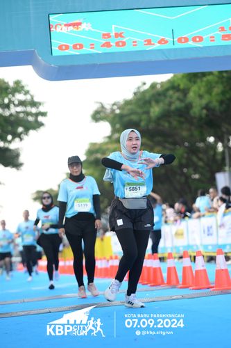Race photo from KBP City Run 2024