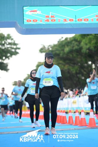 Race photo from KBP City Run 2024
