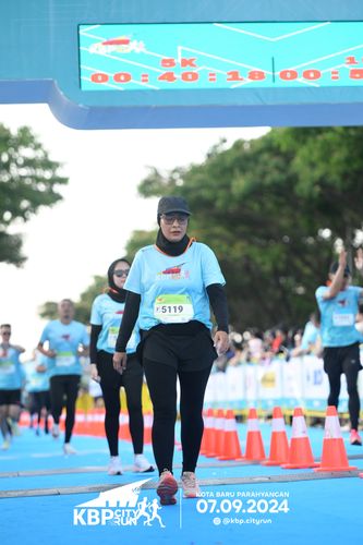Race photo from KBP City Run 2024