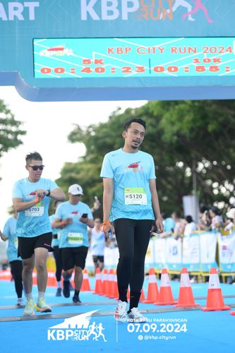 Race photo from KBP City Run 2024