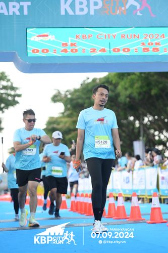 Race photo from KBP City Run 2024