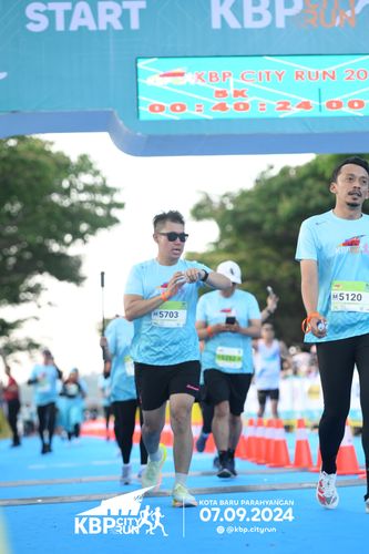 Race photo from KBP City Run 2024