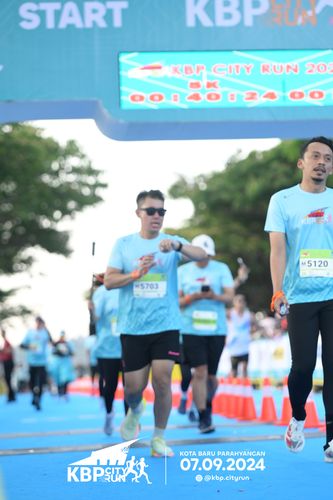 Race photo from KBP City Run 2024