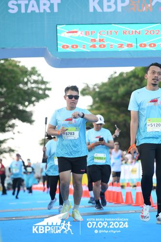 Race photo from KBP City Run 2024