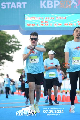Race photo from KBP City Run 2024