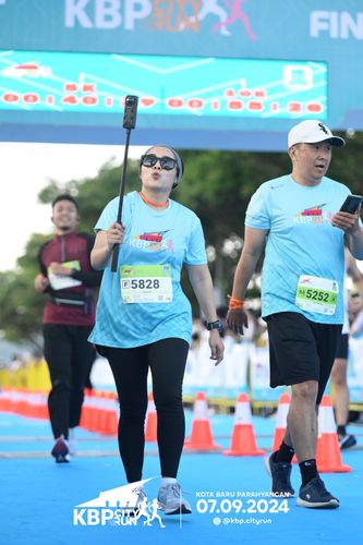 Race photo from KBP City Run 2024