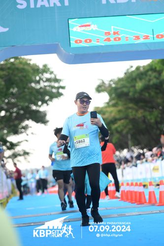Race photo from KBP City Run 2024