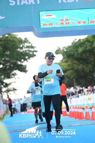 Race photo from KBP City Run 2024