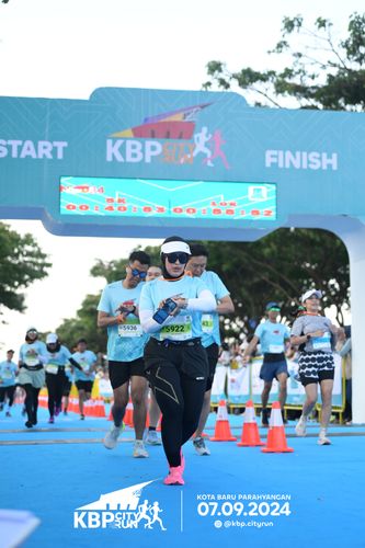 Race photo from KBP City Run 2024