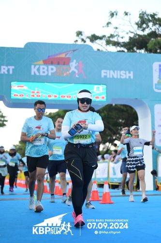 Race photo from KBP City Run 2024