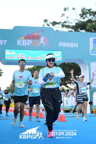 Race photo from KBP City Run 2024