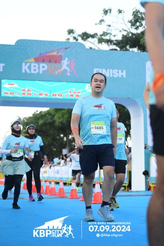 Race photo from KBP City Run 2024