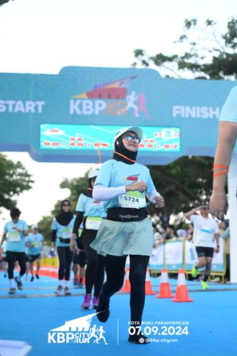 Race photo from KBP City Run 2024