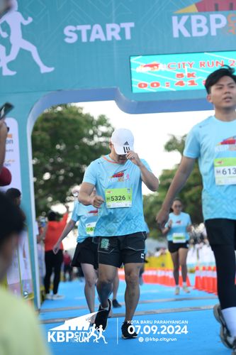 Race photo from KBP City Run 2024