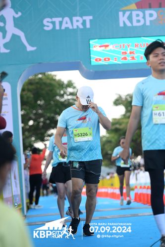 Race photo from KBP City Run 2024