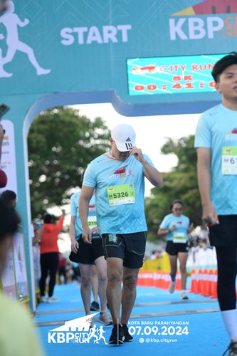Race photo from KBP City Run 2024