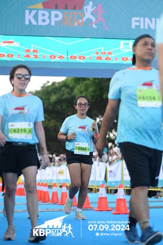Race photo from KBP City Run 2024