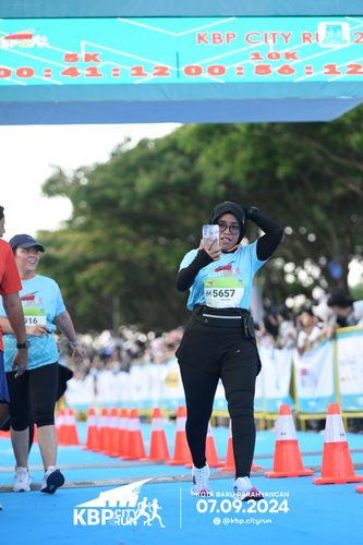 Race photo from KBP City Run 2024