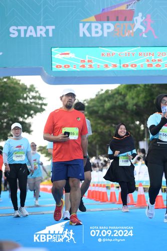 Race photo from KBP City Run 2024