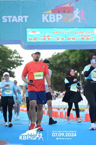 Race photo from KBP City Run 2024