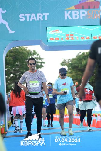 Race photo from KBP City Run 2024