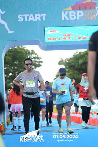 Race photo from KBP City Run 2024
