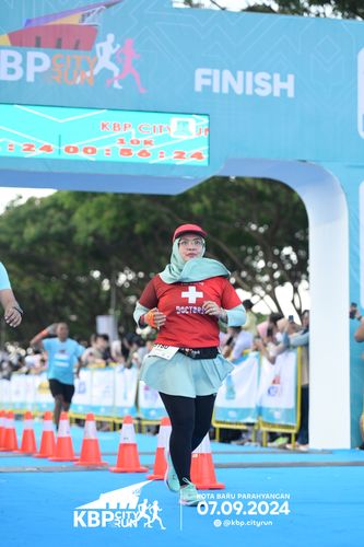 Race photo from KBP City Run 2024