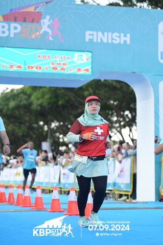 Race photo from KBP City Run 2024