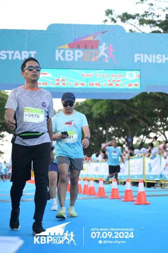 Race photo from KBP City Run 2024