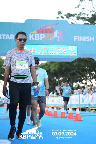 Race photo from KBP City Run 2024