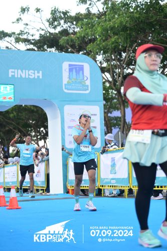 Race photo from KBP City Run 2024