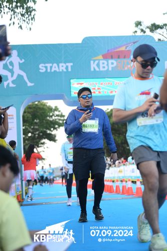 Race photo from KBP City Run 2024