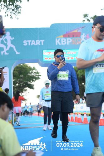Race photo from KBP City Run 2024