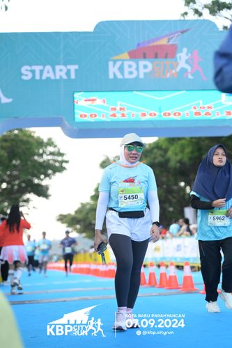 Race photo from KBP City Run 2024