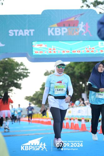 Race photo from KBP City Run 2024