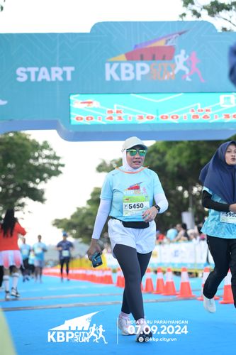 Race photo from KBP City Run 2024